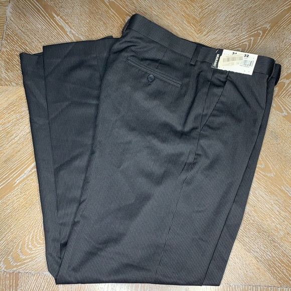 Murano Other - MURANO Black Striped Men’s Dresspants 34” Waist x 32” Inseam